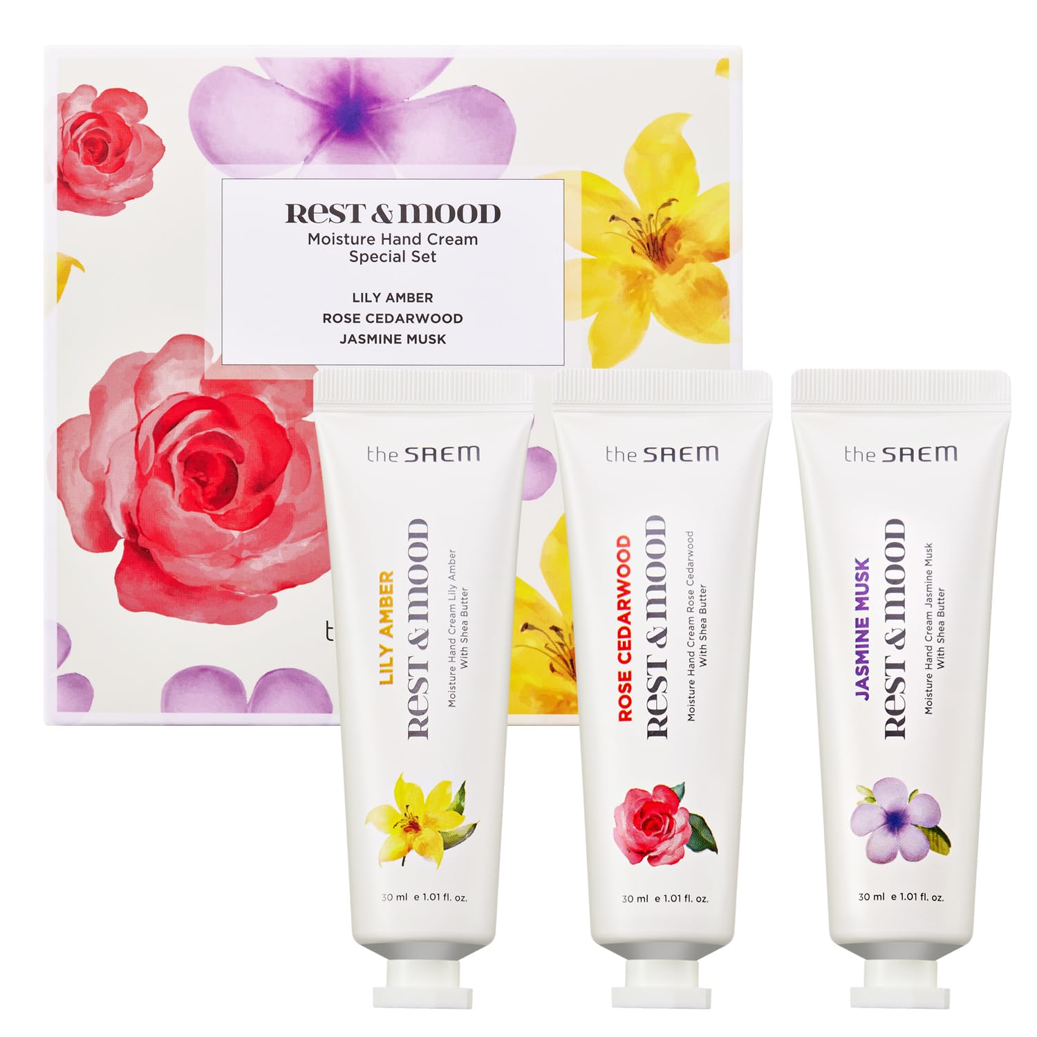 

The Saem Japan Official Rest Mood Moisture Hand Cream Набор из 3 предметов 1198 &