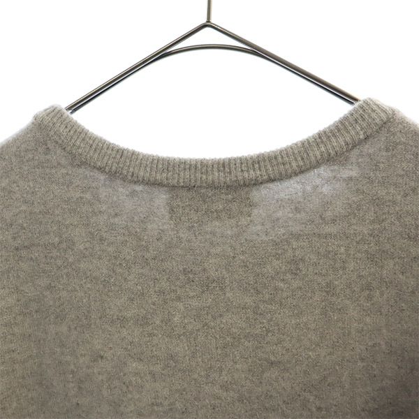 PRINGLE 1815 Wool Blend Long Sleeve Knit One Piece 10 Gray Sanyo Shokai Women Used