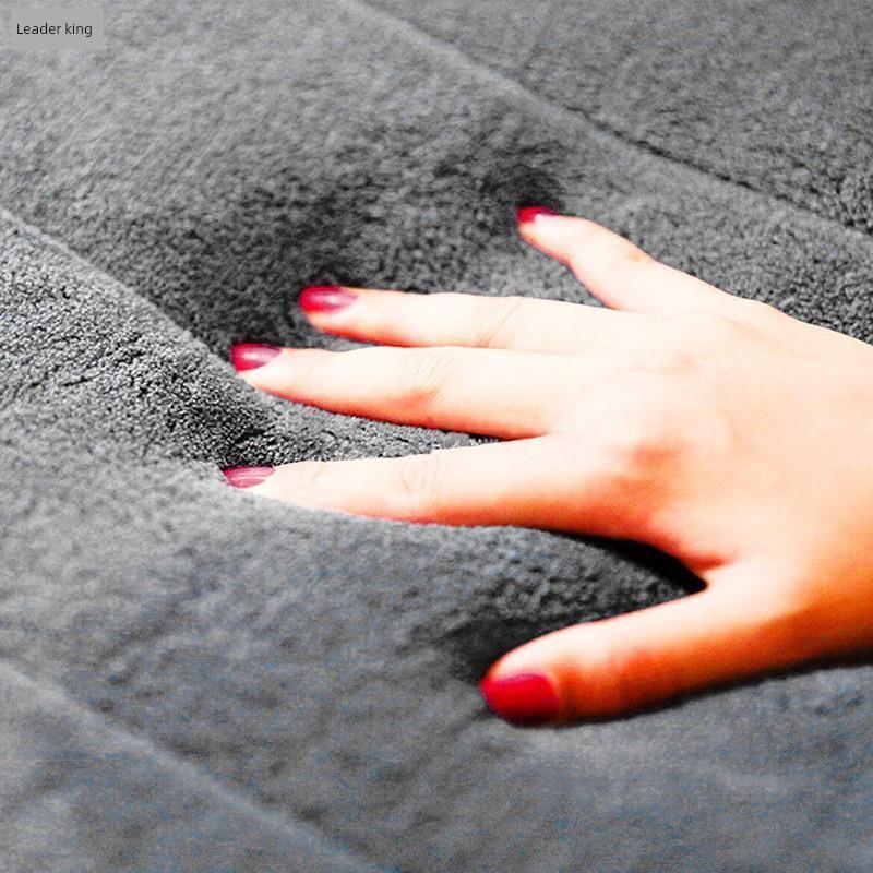 Thickened Coral Velvet Slow Rebound Memory Absorbent Floor Mat Bathroom Bedroom Non-Slip Foot Mat Kitchen Door Mat Carpet Home Use