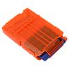 Soft   Clip Plastic Cartridge Magazine Toy   (5   Transparent Orange)