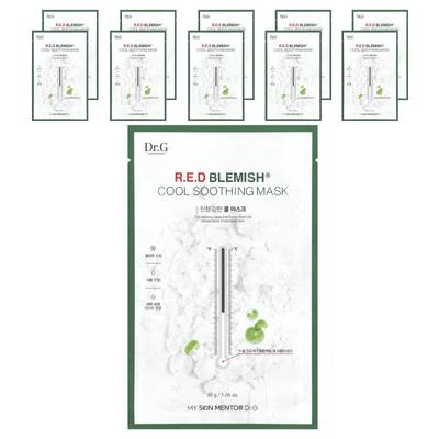 Dr. G, Red Blemish, Máscara de Beleza Refrescante e Calmante, 10 pacotes, 30g (1,05 oz) cada