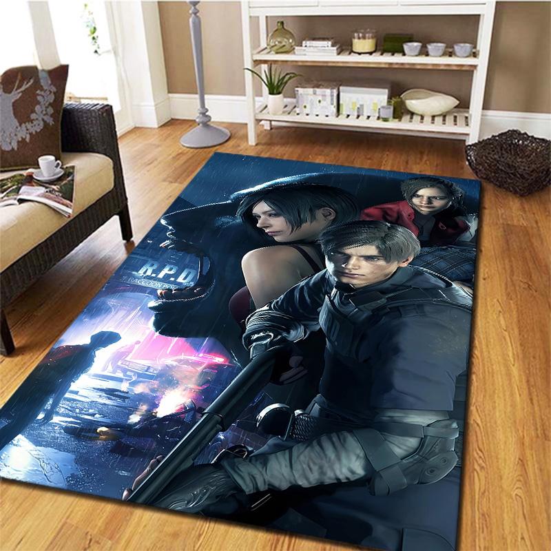 Resident Evil Carpet Rug For Living Room Bedroom Home Sofa Decoration Kids Play Nonslip Floor Mat