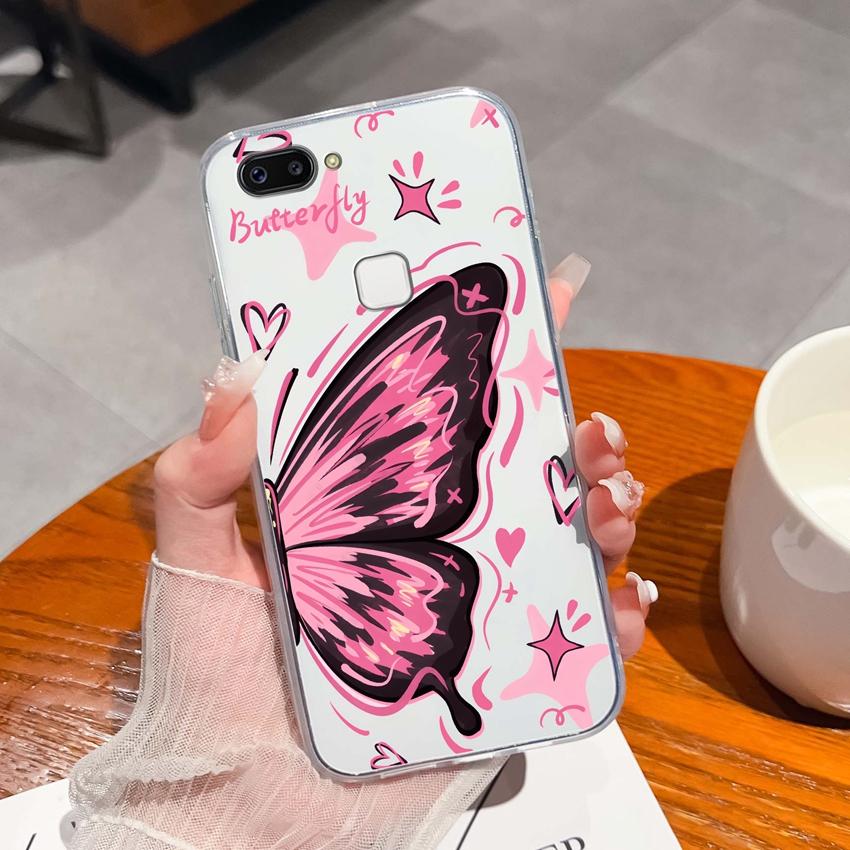 For Vivo X20 Plus X30 X60 X70 X80 Pro X50 Lite Phone Case Cute Panda Pattern Transparent Silicone Dustproof Protective Soft Back Cover For Vivo Casing
