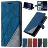 Geometrische Schutzhülle für Samsung Galaxy S26 Pro Edge S25 S24 S23 S22 S21 Ultra S20 FE S10 Plus Kartensteckplatz Brieftaschenabdeckung Coque
