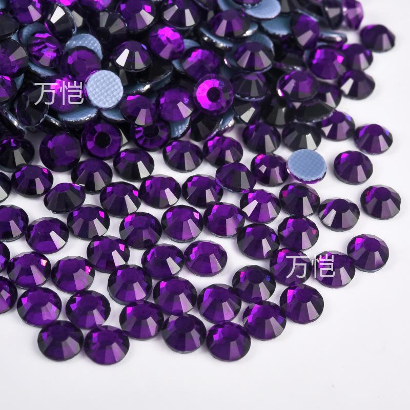 Imitation Glass Hot Diamond Rhinestone, Hot Melt Adhesive Bottom Protein Porcelain White Diy Crystal Beauty Clothing Accessories