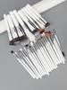 30pcs Makeup Brushes Set Eye Shadow Brushes Concealer Brushes Animal Hair Loose Powder Blush Makeup Brushes with Bucket