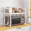 Multi-Layer Kitchen Storage Rack Condiment Organizer Shelf Microwave Shelf Simple Countertop Tidying Shelves Kitchen Accessories