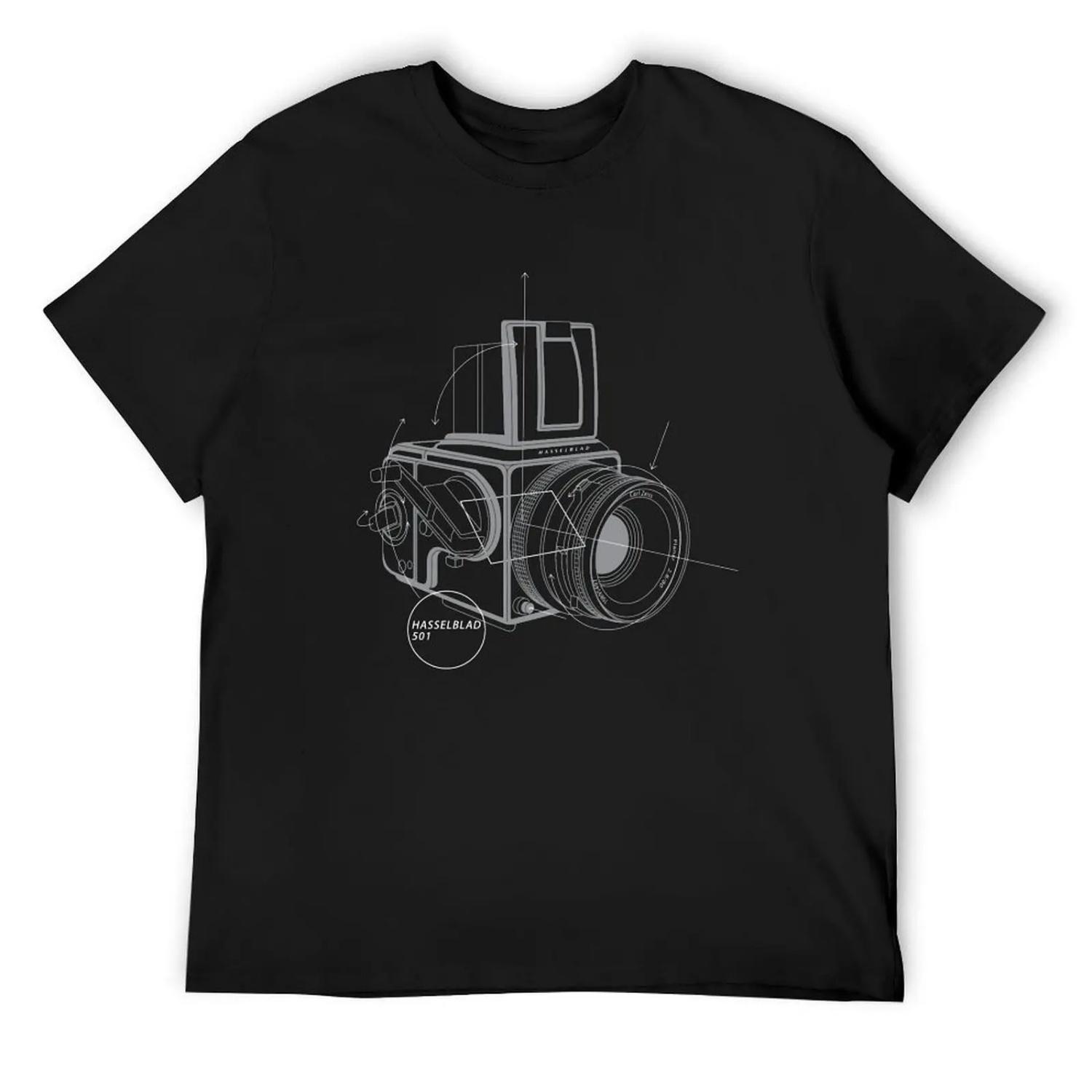 Hasselblad T-Shirt vintage anime shirt graphic t shirts Men s t-shirt S чёрный