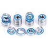 TRZX 16-Piece Metal Rubber Sealed Bearing Kit Upgrade Parts for Tamiya TT-02B RC Car