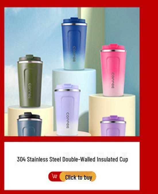 304 Stainless Steel Double-Layer Vacuum Insulated Sports Water Bottle - Dual-Drink, Large Capacity Travel Kettle