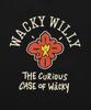 WACKY WILLY Flower Kiki Short Sleeve T-Shirt Black