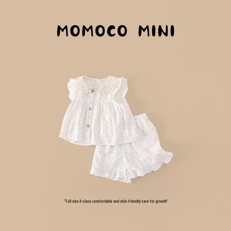 MOMOCO Girls  Korean Style Two-Piece Summer Set L