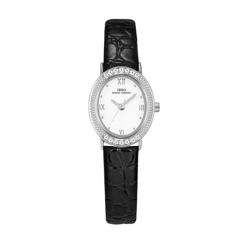 Oval Belt Diamond Women S Watch Small Dial Retro Exquisite Waterproof Women S Watch Fashion Temperament