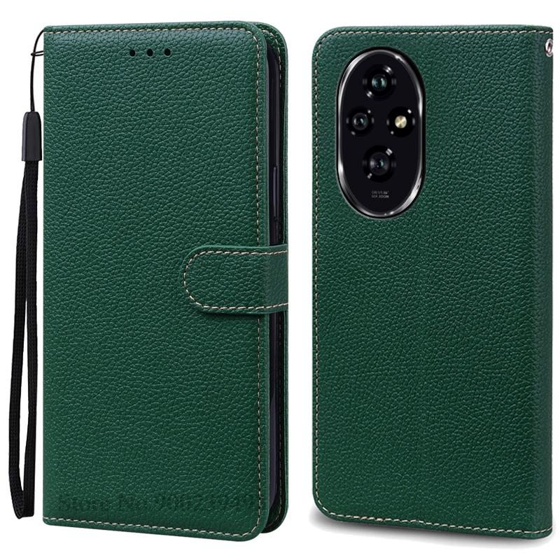 For Honor 200 Case Honor 200 Pro Case Silicone Pu Leather Wallet Case For Honor 200 5G Phone Case For Honor 200 Pro Cover Fundas