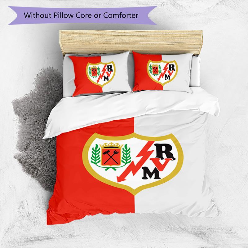 Rayo Vallecano Pattern Bedding,Quilt Set Quilt Cover Pillowcase Home Birthday Gift (1*duvet cover+2*pillowcase,without core)