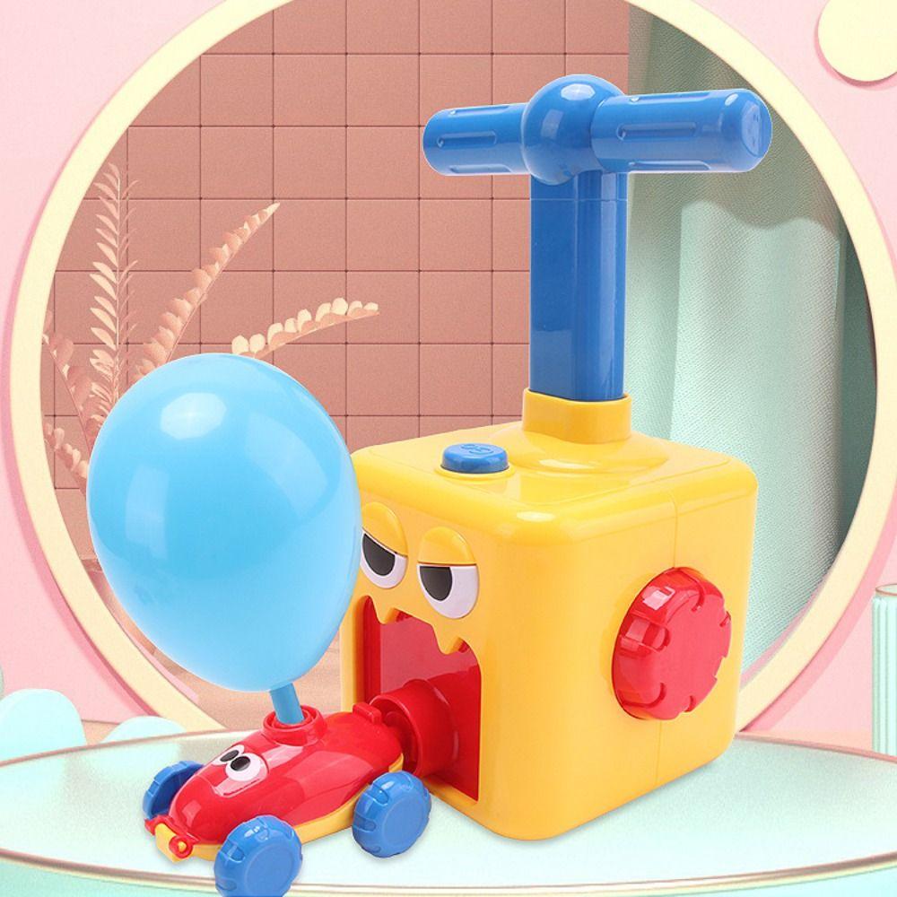 Inertial Pressure Balloon Powered Car Duck Style Inertia Air Power Balloon Car  Science Experiment