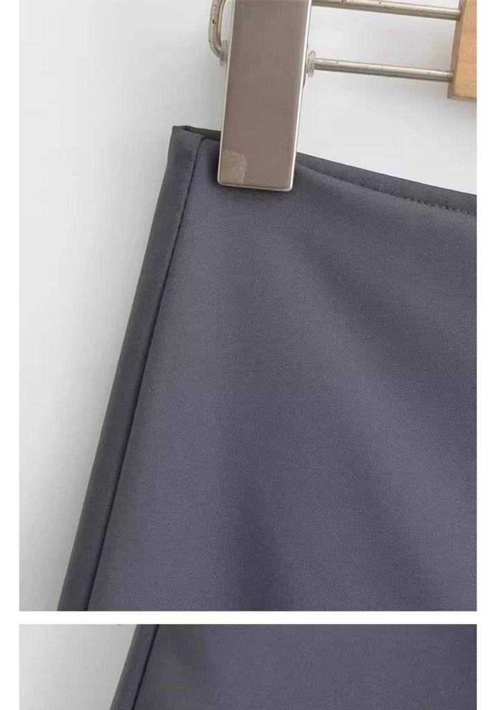 Women's Summer 2026 Slimming A-line Yoga Skort - American Style, Anti-Exposure, Hip-Hugging Sports Skirt