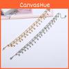 Crystal European Style Anklet Accessory With Tassel For Women Travel Gift