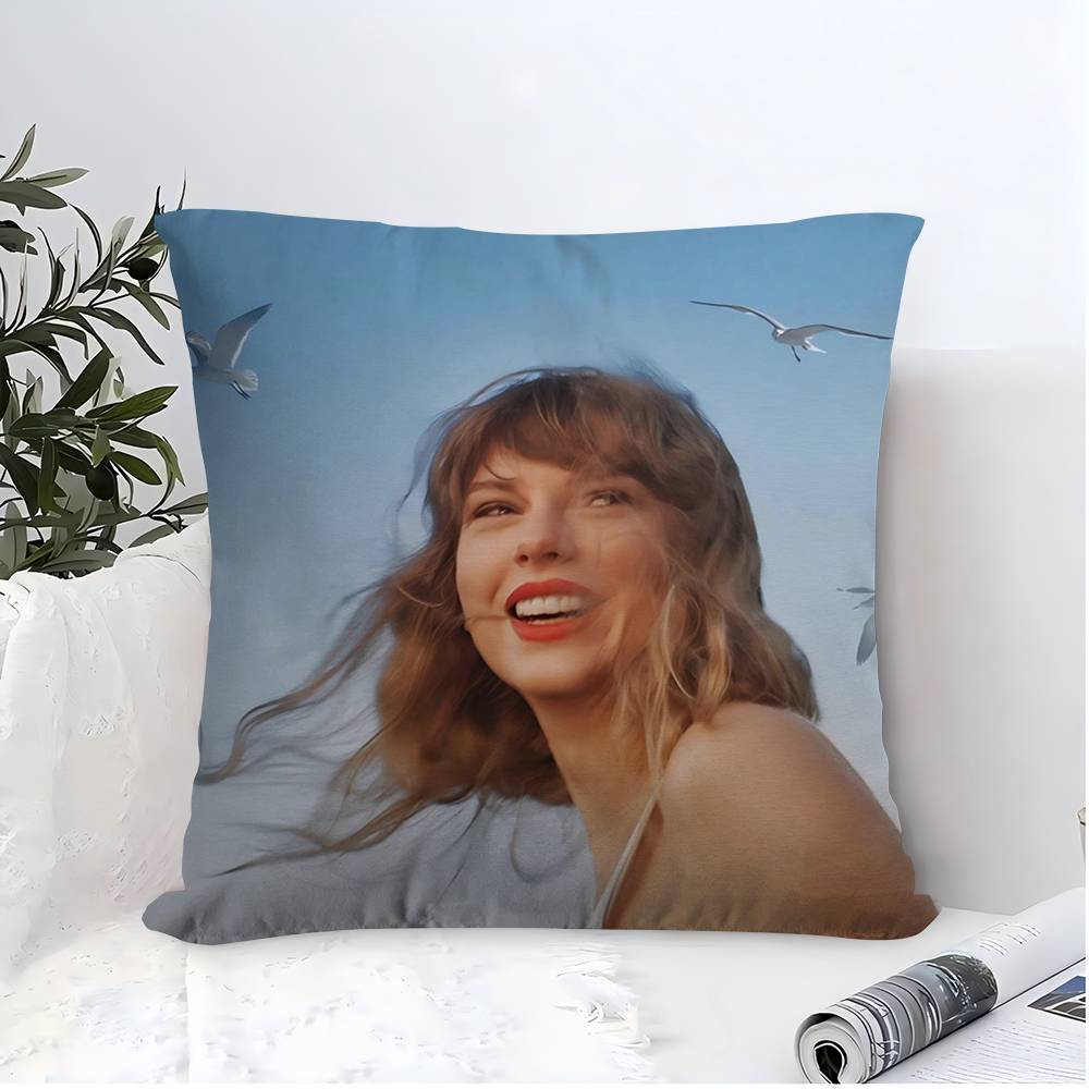 T-Taylors Swifts Personalized Picture Text Home Decorative Pillows Household Gifts 45X45Cm