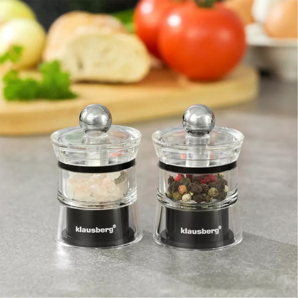 KLAUSBERG KB-7432 PEPPER AND SALT GRINDER SET