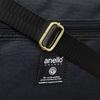 Anello Grande GHM0512 Shoulder Bag, Water-Repellent/Lightweight, for Adult Travel, Black