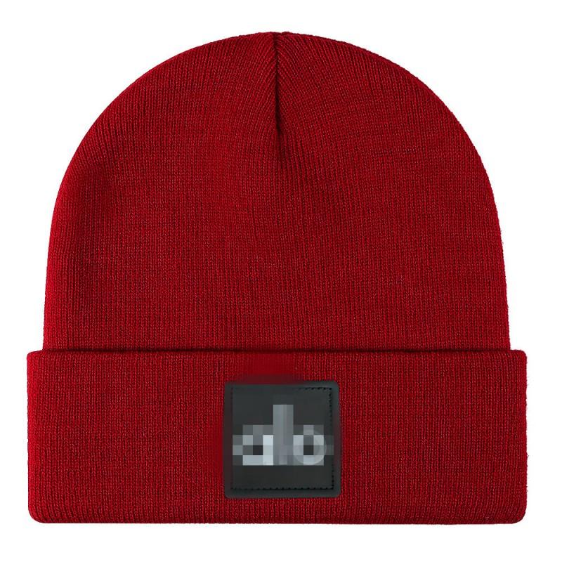 Winter Knit Beanie Warm Embroidery Stretch Casual Hat Men Women