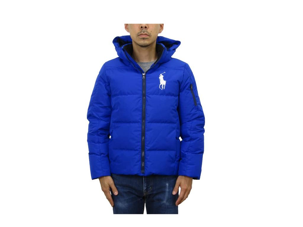 POLO RALPH LAUREN Big Pony Down Size 0101884 Boys' Jacket/Parka, M, BLUE,