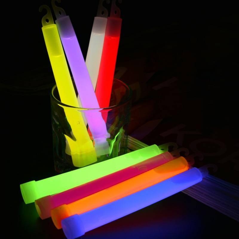 Glow Sticks Premium Individually Wrapped 6inch Long Party Neon Light Safety