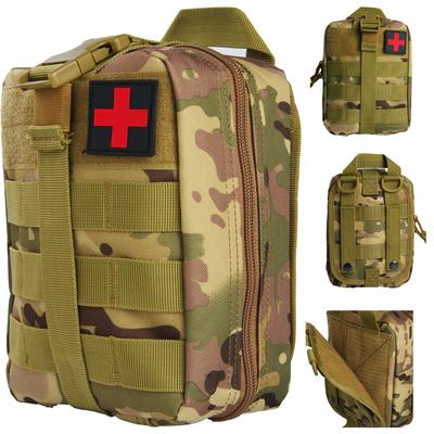 Erste-Hilfe-Set Outdoor-Überlebensausrüstung Molle-Tasche Medizinischer Notfall IFAK Atemweg Militärisches Taktisches Tourniquet Blutung Israelische Bandage