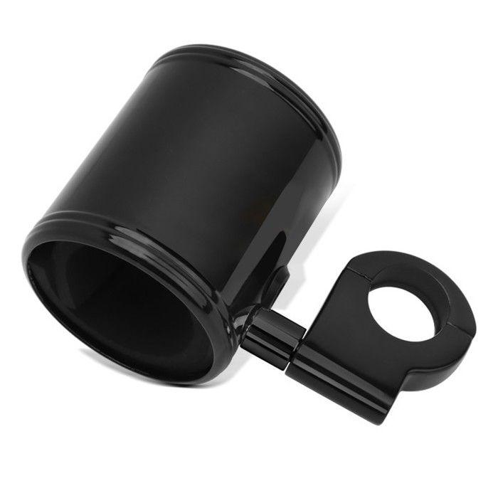 Suport sticlă / suport pahar universal Costum pentru toate ghidoanele de motocicletă negru
