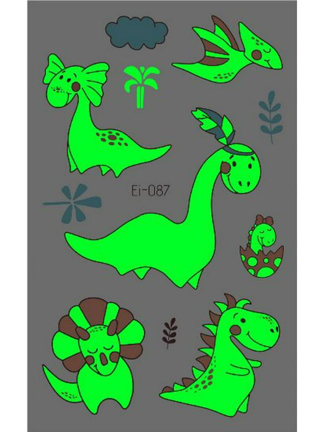 Tatuaże dla dzieci świecące w ciemności - Zabawa na imprezę i do kostiumu