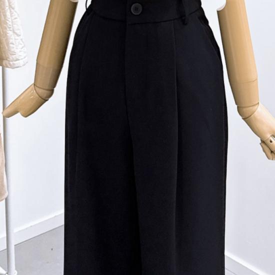 Semi-Wide Slacks Pants with Single Front Pleat LC31F3PT511X