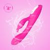 G Spot Rabbit Vibrator with Heating Function and Bunny Ears for Clitoris G-spot Stimulation Waterproof Dildo Women or Couple Fun