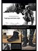 Plus Size Camouflage Military Boots: Wear-Resistant, Perfect for Hiking and Climbing