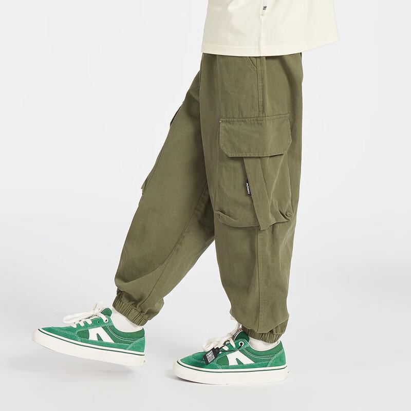Boys' Pure Cotton Outdoor Cargo Jogger Pants
