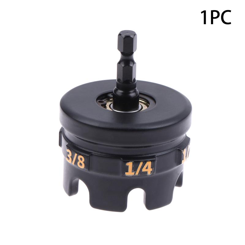 1Pc Nut Zipper Drill Attachment Quick Disassembly Nut Drill Socket Wrench Tool Nut Driver