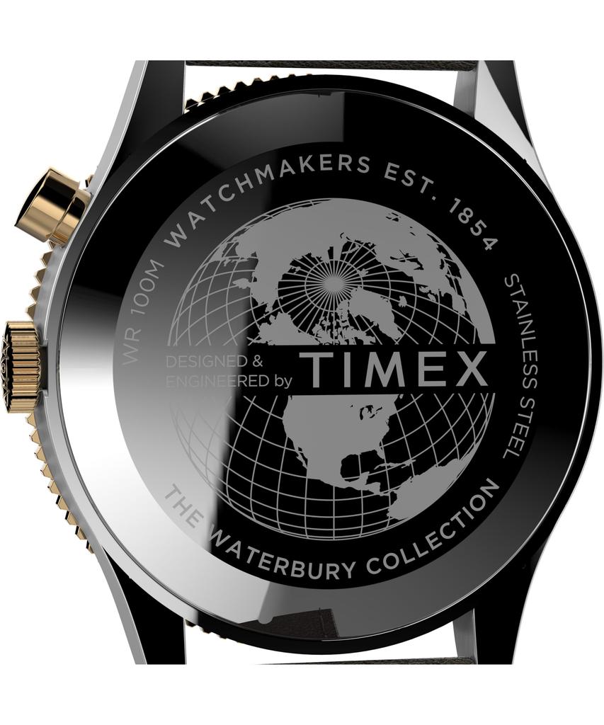 TIMEX Waterbury Watch Quartz 10 ATM Water Resistant Mineral Glass White Dial TW2U99100 Men's