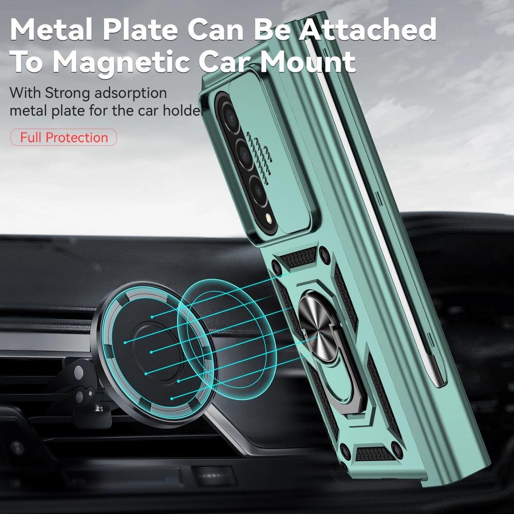 Non-Slip Camera Protective Phone Case for Samsung Galaxy Z Fold 4 5G Fold4 Zfold4 Anti-Drop Kickstand Coque Cases