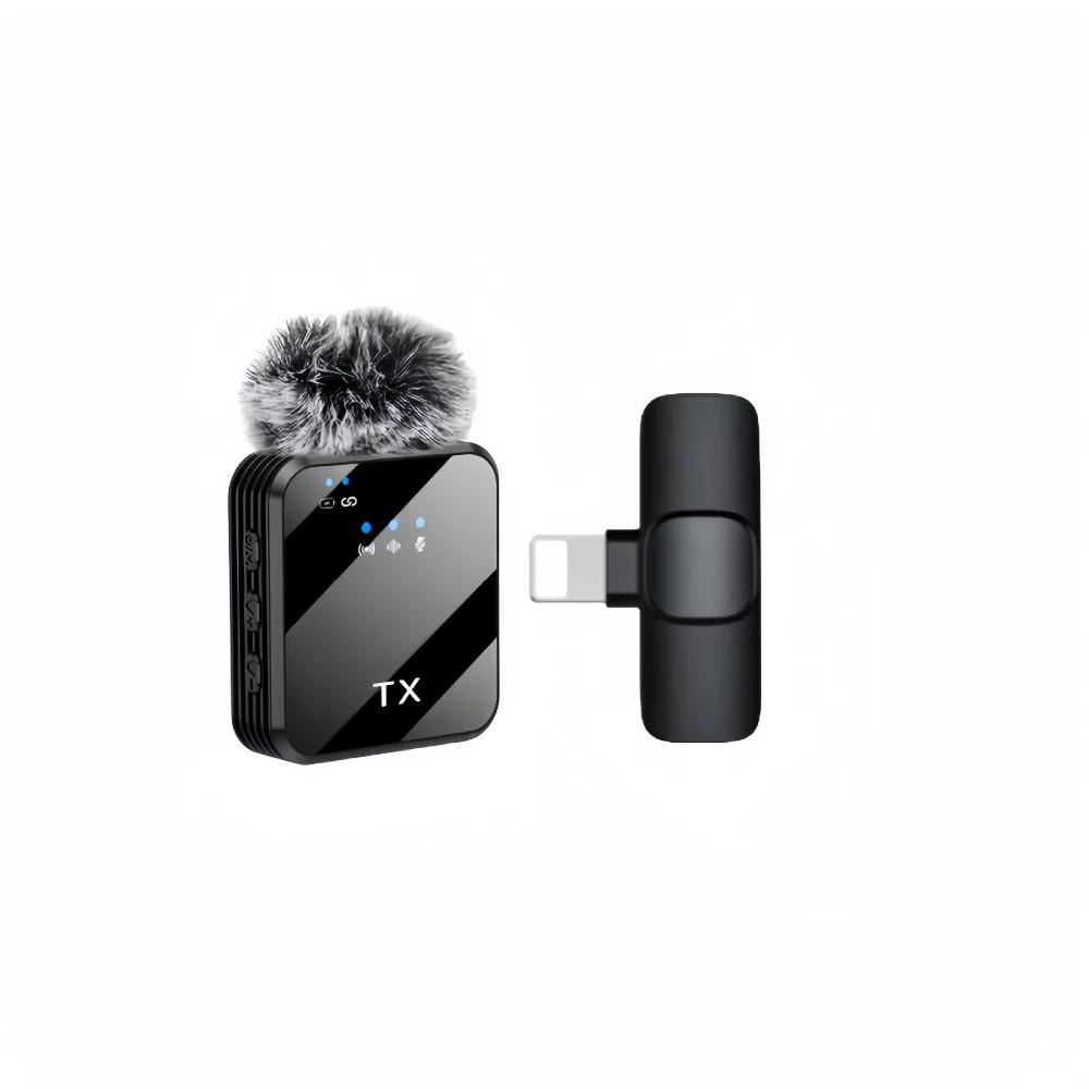 3-in-1 Universal Wireless Lapel Microphone, Noise Reduction Mic For Live Shooting, Compatible With iOS, Android, Computer