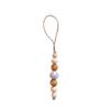 10Pcs Wooden Beads Ornament Wood Beaded Christmas Tree Decoration For Wall Window Staircase Holiday Party Decoration