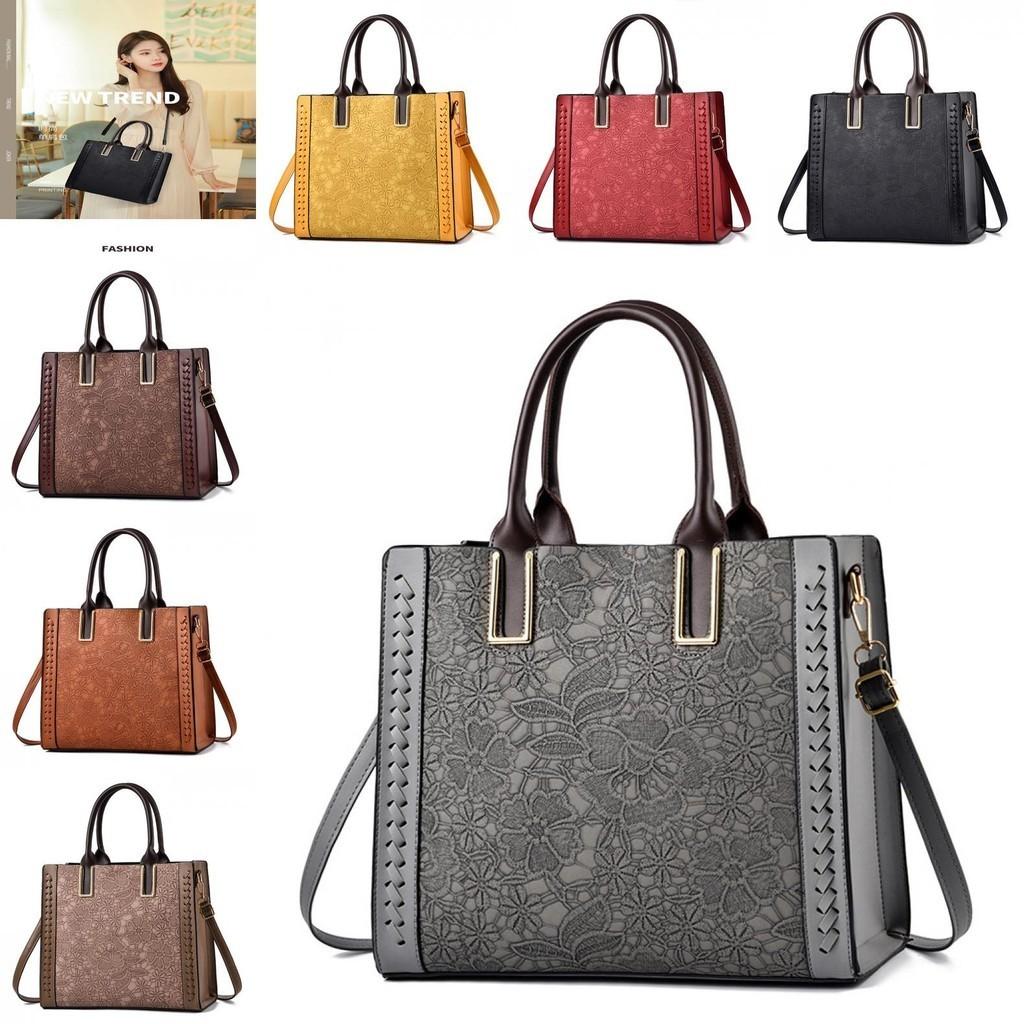 Stylish Middle-aged Mom Crossbody Bag 2023 New Simple Minimalist Soft Shoulder Bag