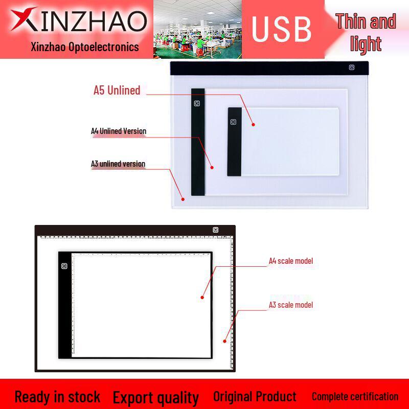 Xinzhao LED Light Pad A4 A3 Drawing Board for Anime Tracing and Painting