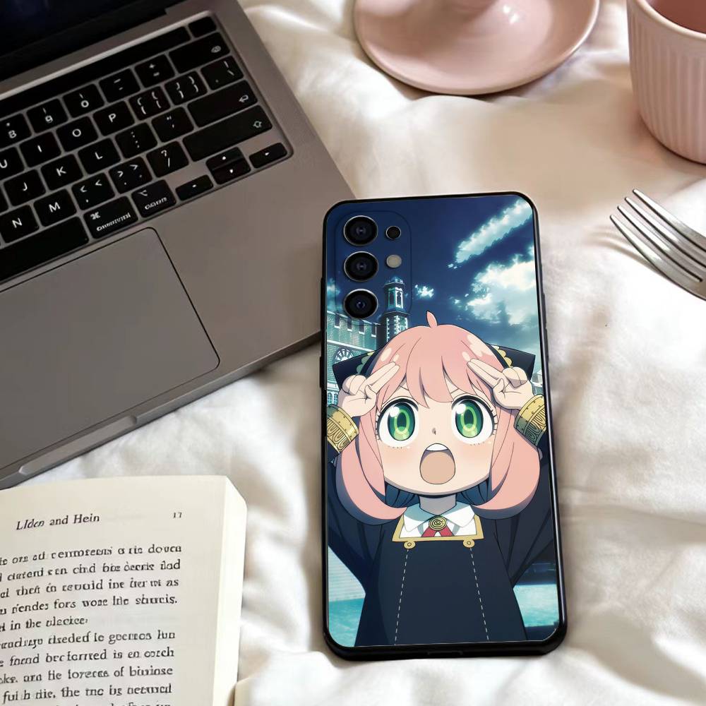 Anime S-Spy X F-Family  Phone Case For Samsung S25,24,23,22,30,21,10,9,Ultra,Plus,Lite,FE,4,5 G Soft Black Case