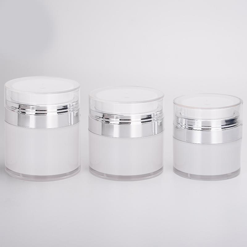 Empty Airless Pump Jar Refillable Creams Gels Lotions Dispenser Travel Leak Proof Cosmetic Container Vacuum Bottle New