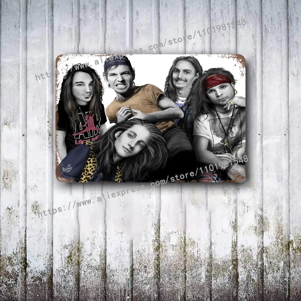Pearl Jam Bands Metal Dekor Poster Vintage Blechschild Metallschild Dekorative Plakette für Pub Bar Man Cave Club Wanddekoration