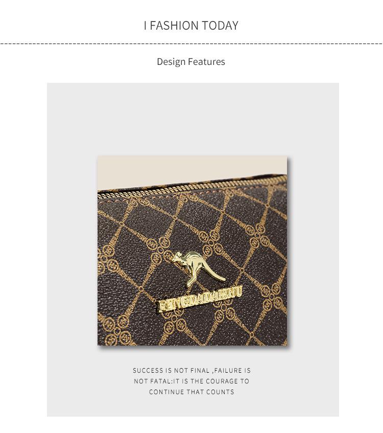 2025 Argyle Print Versatile Baguette Bag - Retro European & American Vintage Crossbody/Shoulder Bag