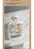 Warde Wall-Mounted Kitchen Storage: Suction Cup Pot Lid & Cutting Board Rack with Detachable Drip Tray.