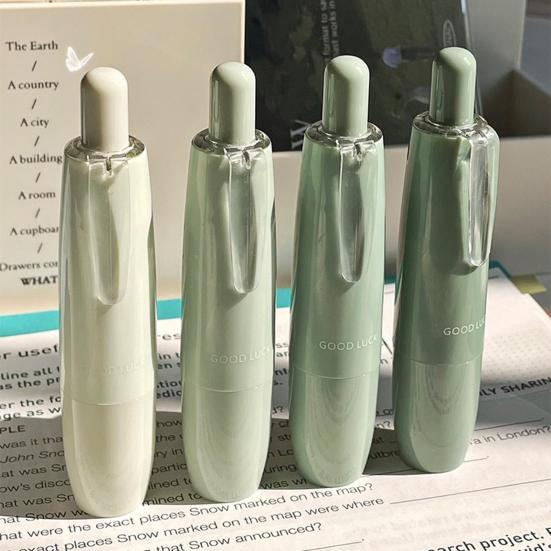 4Pcs Double Sided Application Adhesive Pens Instant Tape Pens Easy Bonding Glue Stick Roller Portable