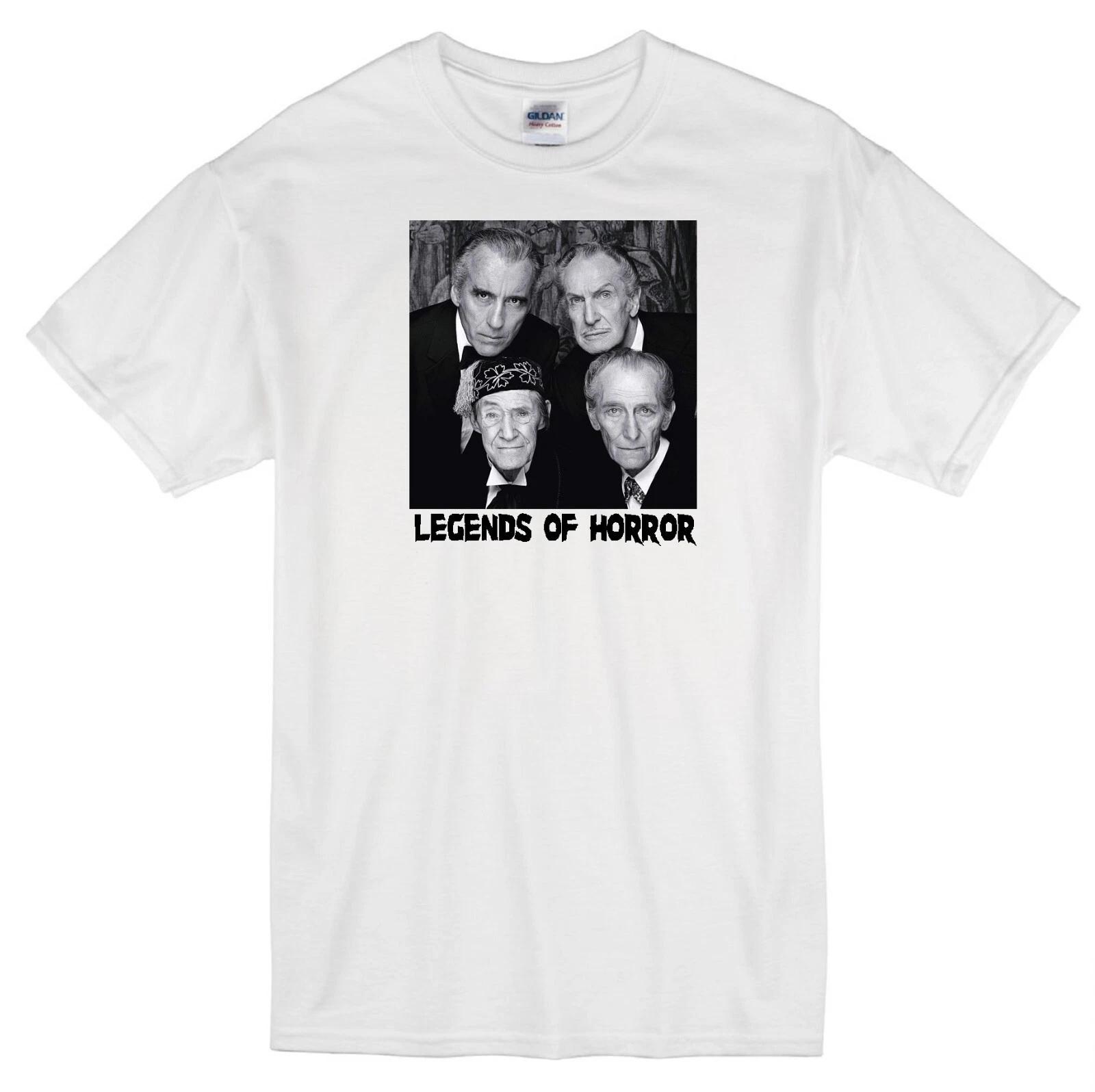 VINCENT PRICE CHRISTOPHER LEE PETER CUSHING JOHN CARRADINE MOVIE WHITE T-shirt S