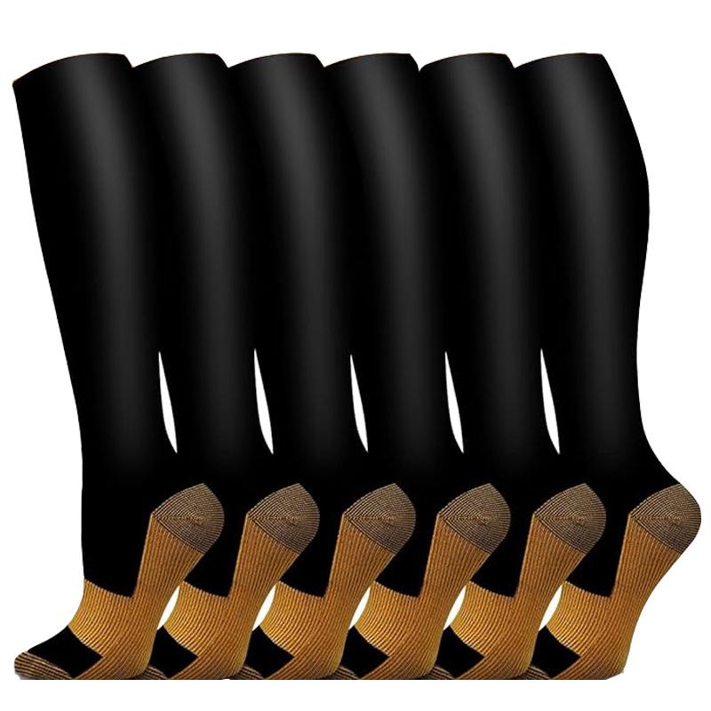 Unisex Long Compression Socks for Cycling, Running, and Marathon